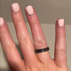 Tiffany & Co black titanium ring